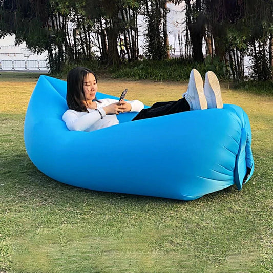 🛋️ Sofá Cama Inflable – Comodidad y Versatilidad al Instante 🛏️