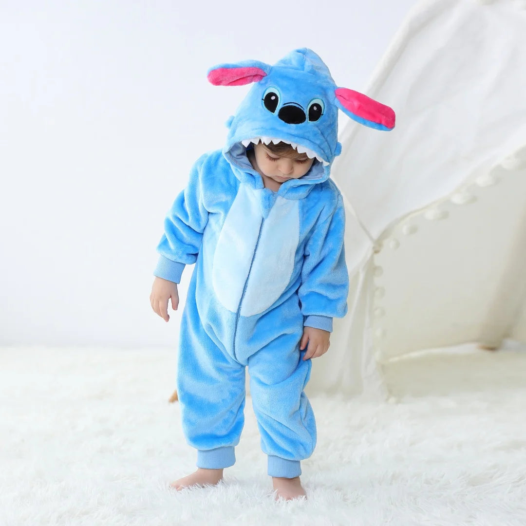 Pijama para Recién Nacidos Inspirado en Stitch – Suave, Tierno y Divertido.