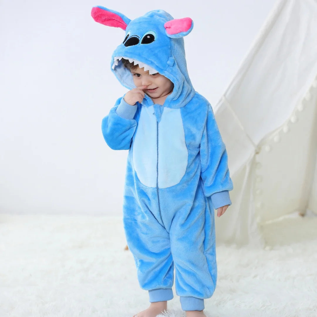 Pijama para Recién Nacidos Inspirado en Stitch – Suave, Tierno y Divertido.