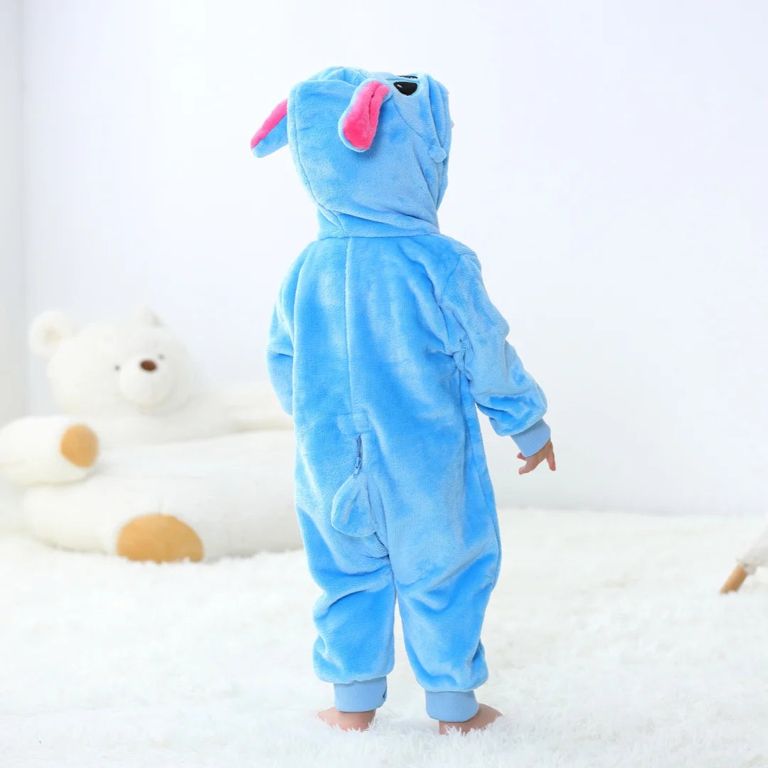 Pijama para Recién Nacidos Inspirado en Stitch – Suave, Tierno y Divertido.