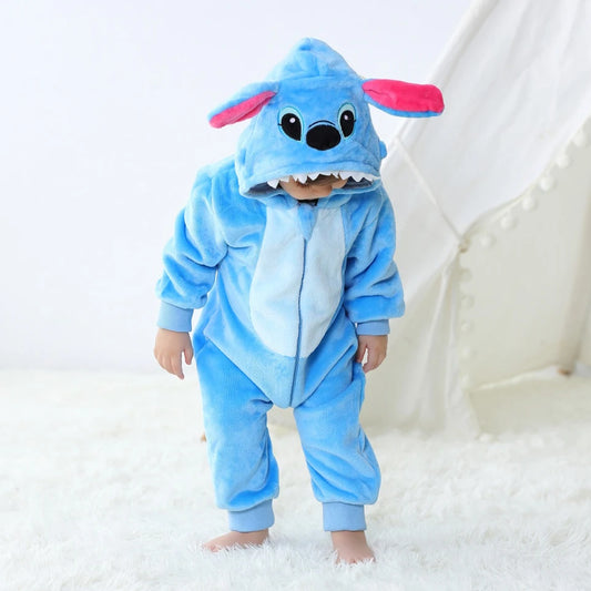 Pijama para Recién Nacidos Inspirado en Stitch – Suave, Tierno y Divertido.